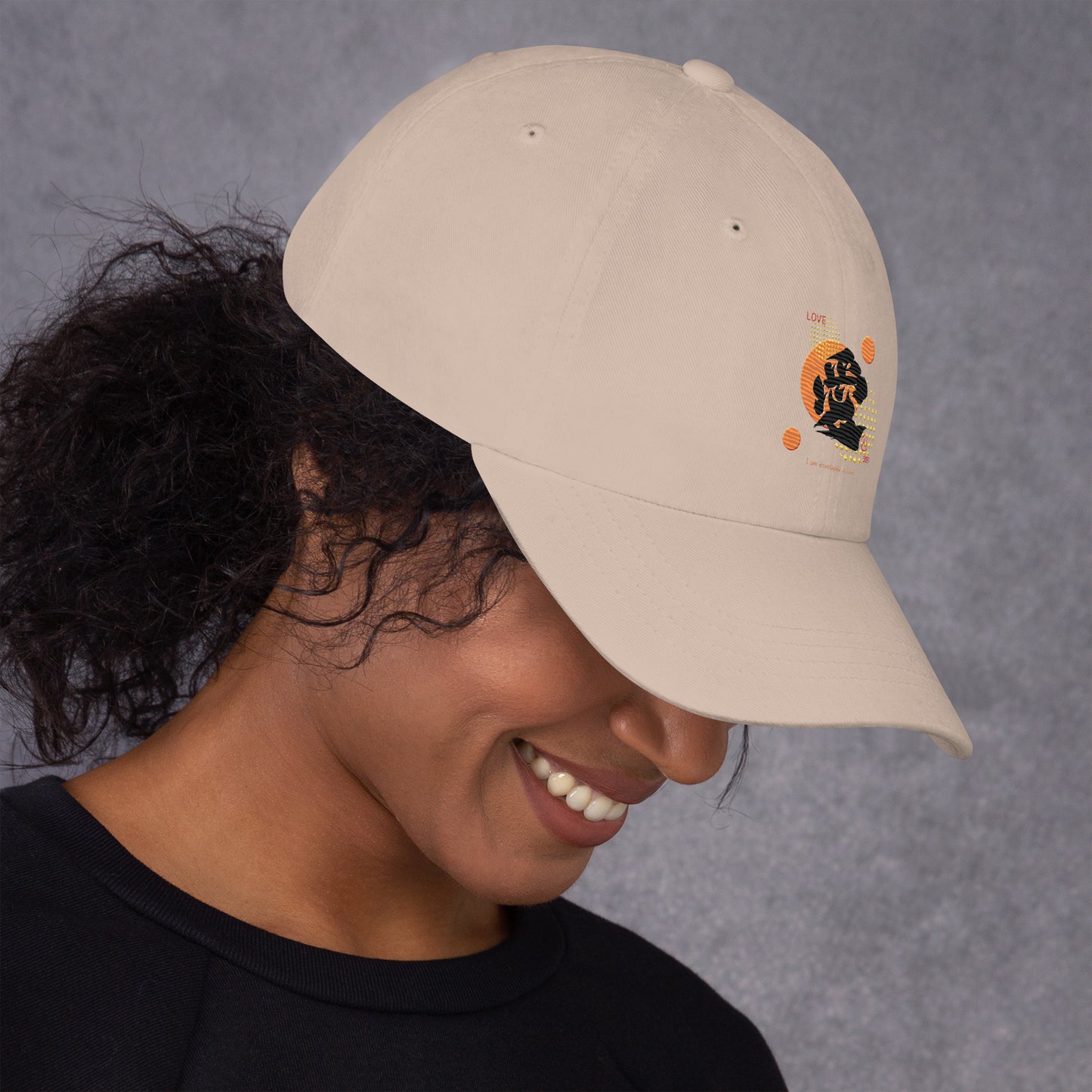 Dad hat(Japanese, Kanji Series -愛“Love” Design.1)