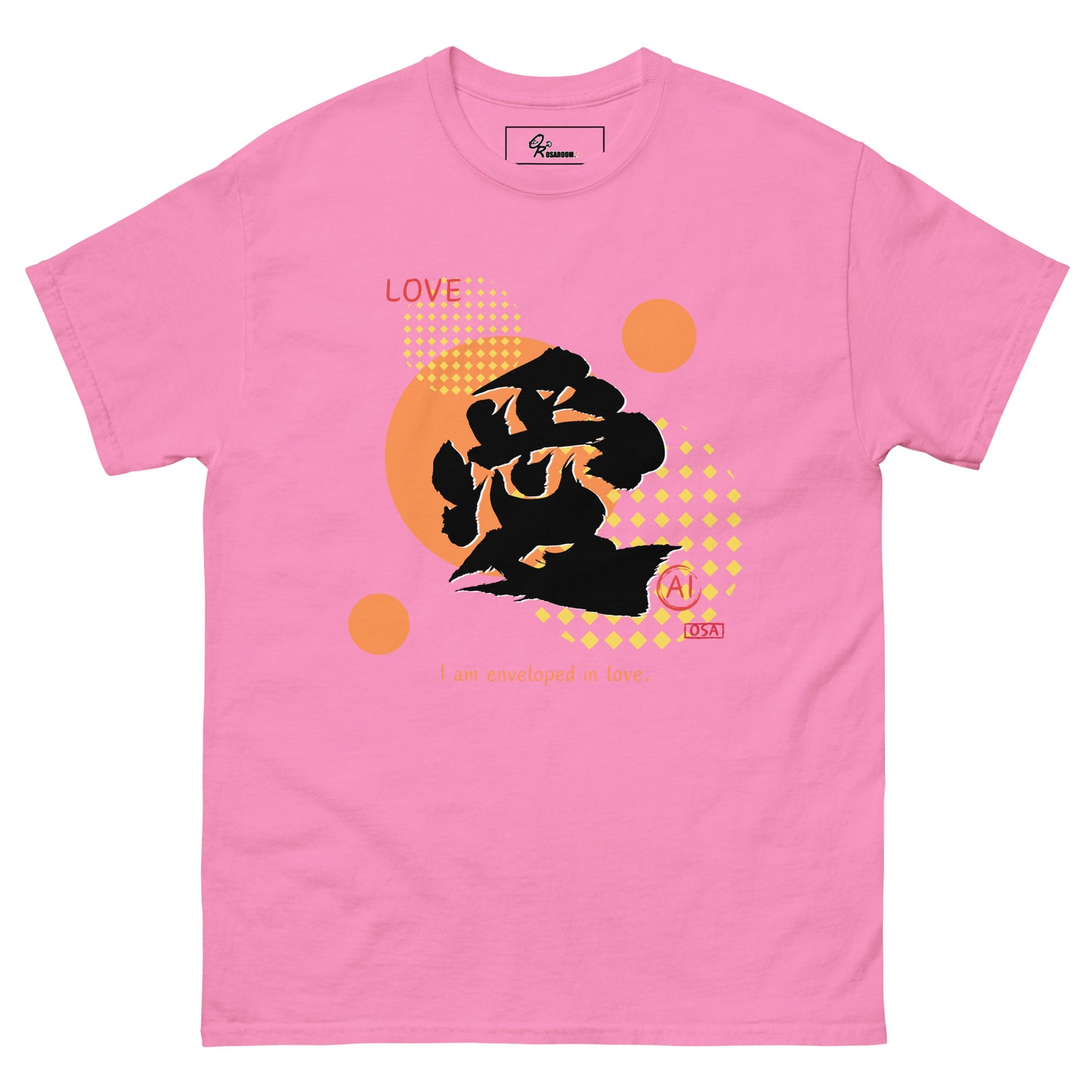 Unisex classic tee(Japanese, Kanji Series -愛“Love” Design.1)