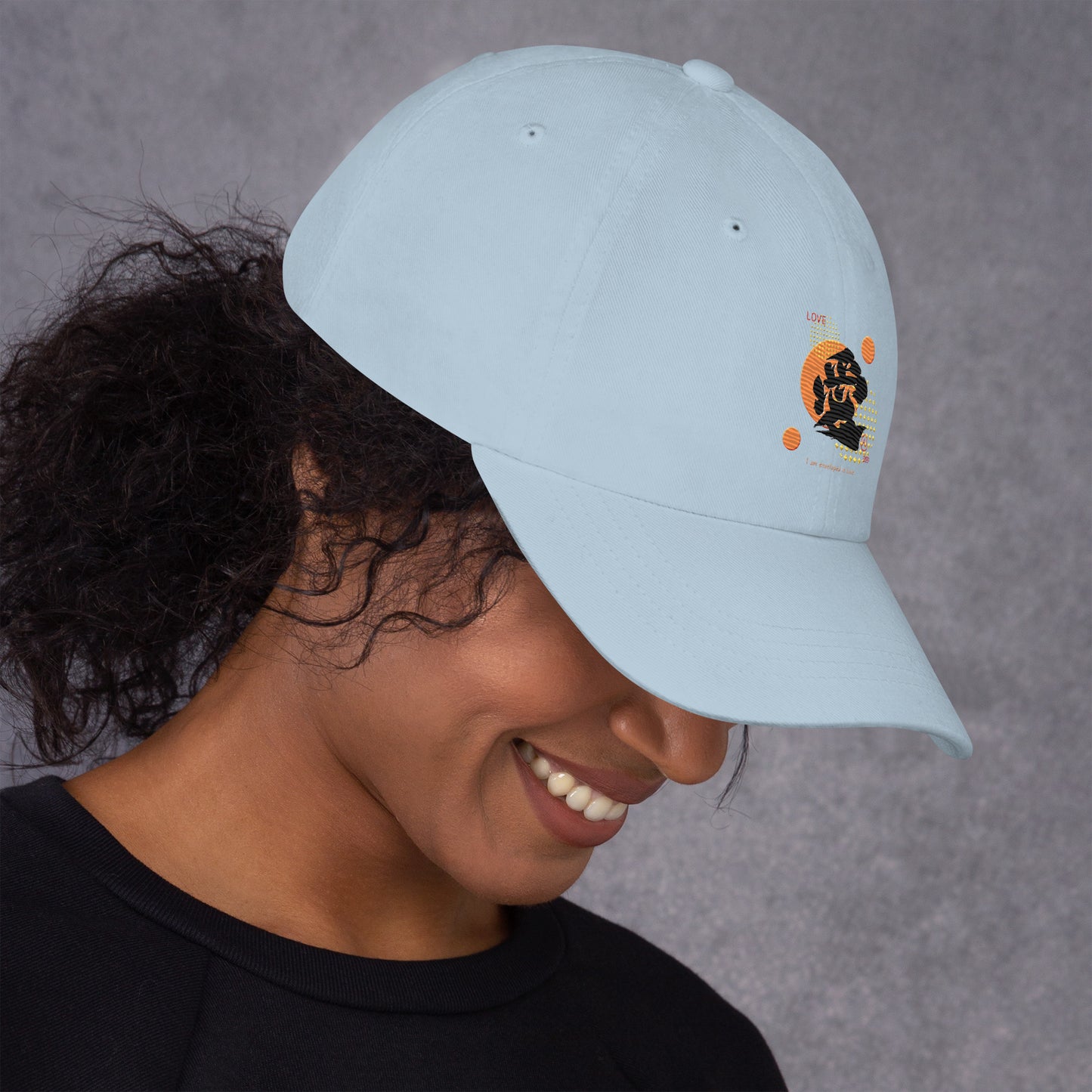 Dad hat(Japanese, Kanji Series -愛“Love” Design.1)