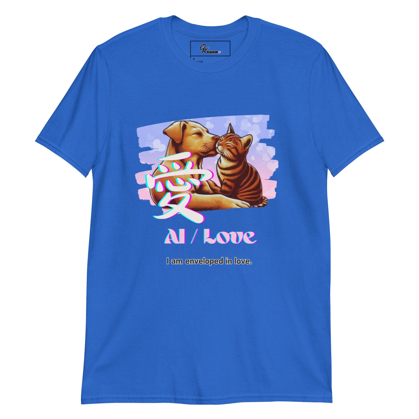 Short-Sleeve Unisex T-Shirt (Japanese, Kanji Series -愛“Love” Design.2)