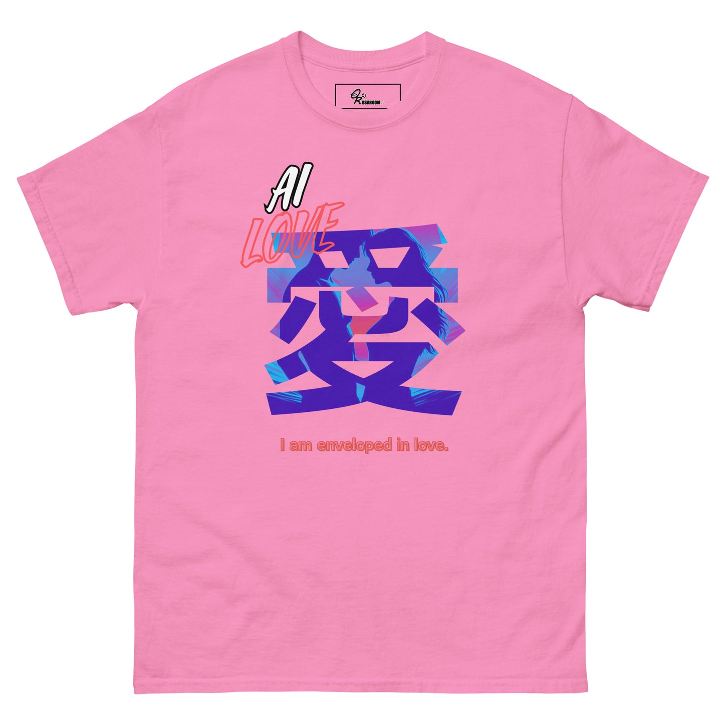 Unisex classic tee(Japanese, Kanji Series -愛“Love” Desig.3)