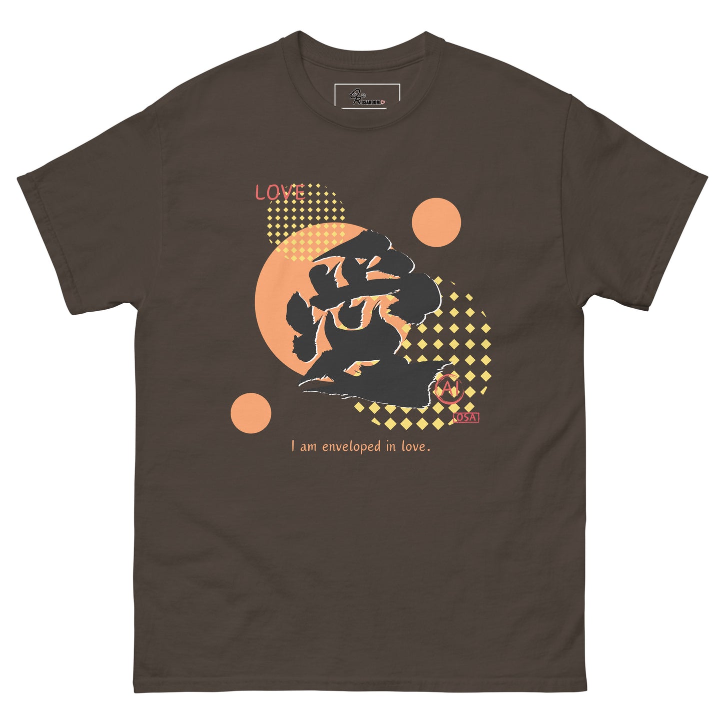 Unisex classic tee(Japanese, Kanji Series -愛“Love” Design.1)