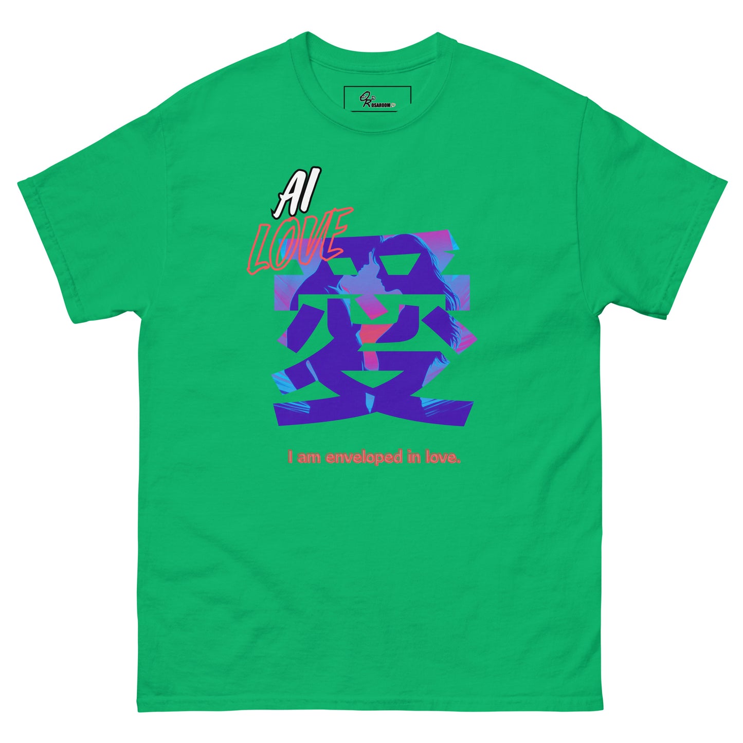 Unisex classic tee(Japanese, Kanji Series -愛“Love” Desig.3)