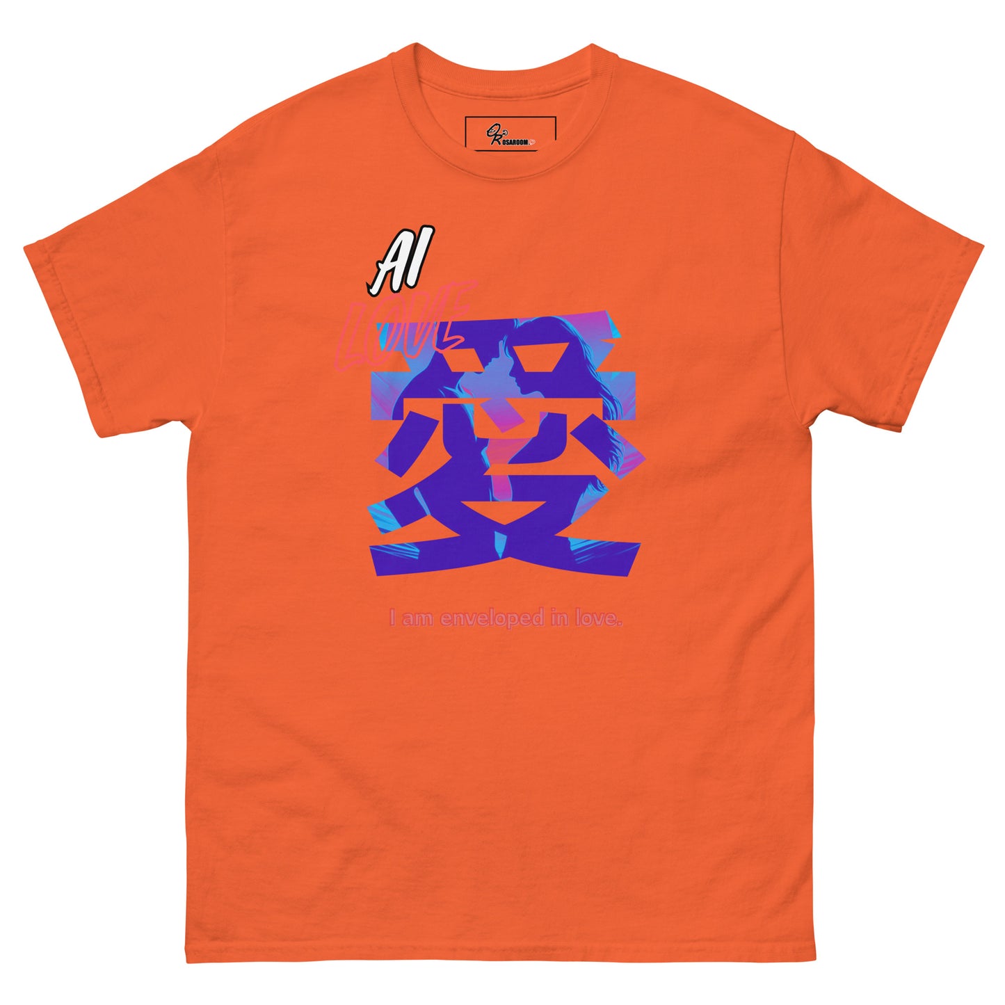 Unisex classic tee(Japanese, Kanji Series -愛“Love” Desig.3)