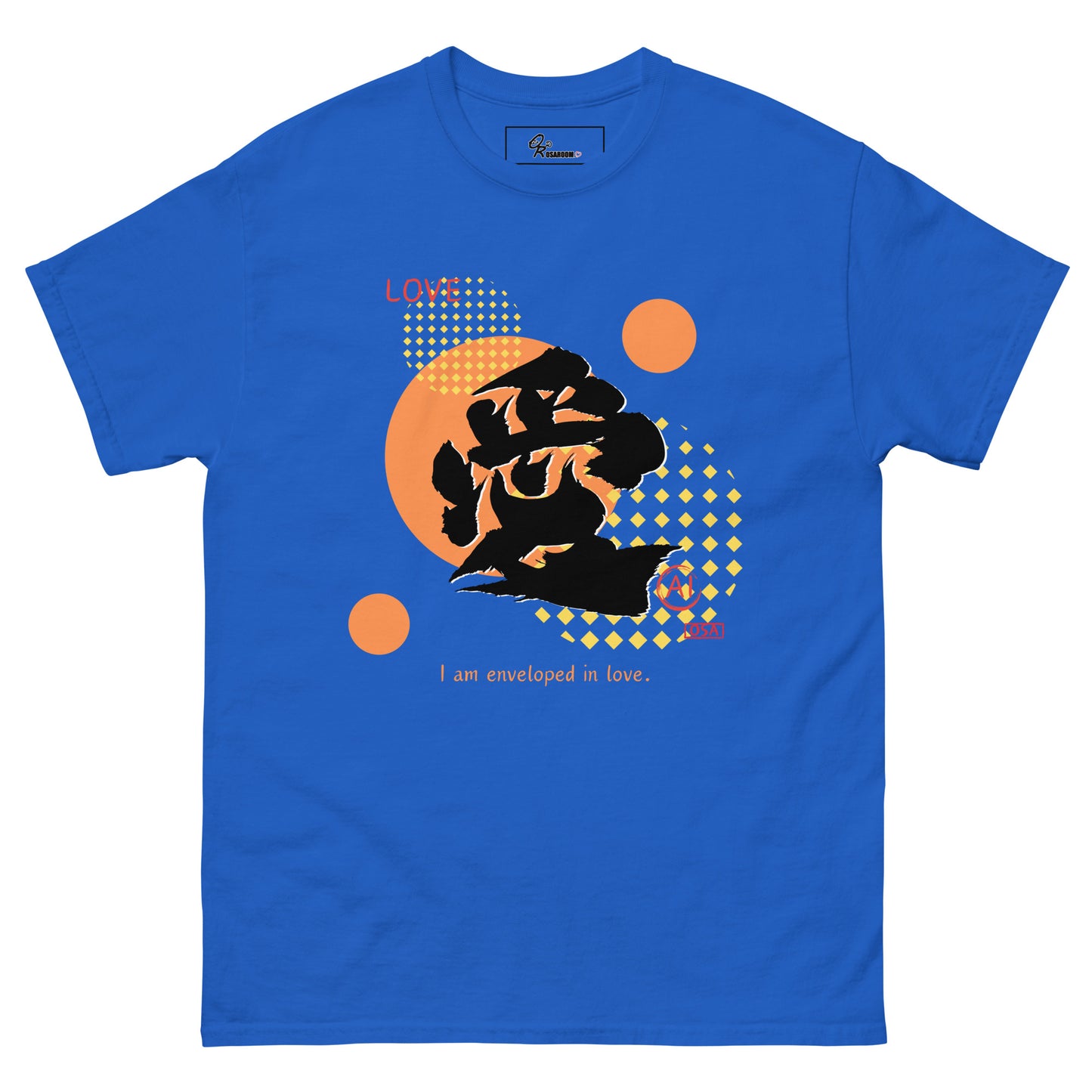 Unisex classic tee(Japanese, Kanji Series -愛“Love” Design.1)