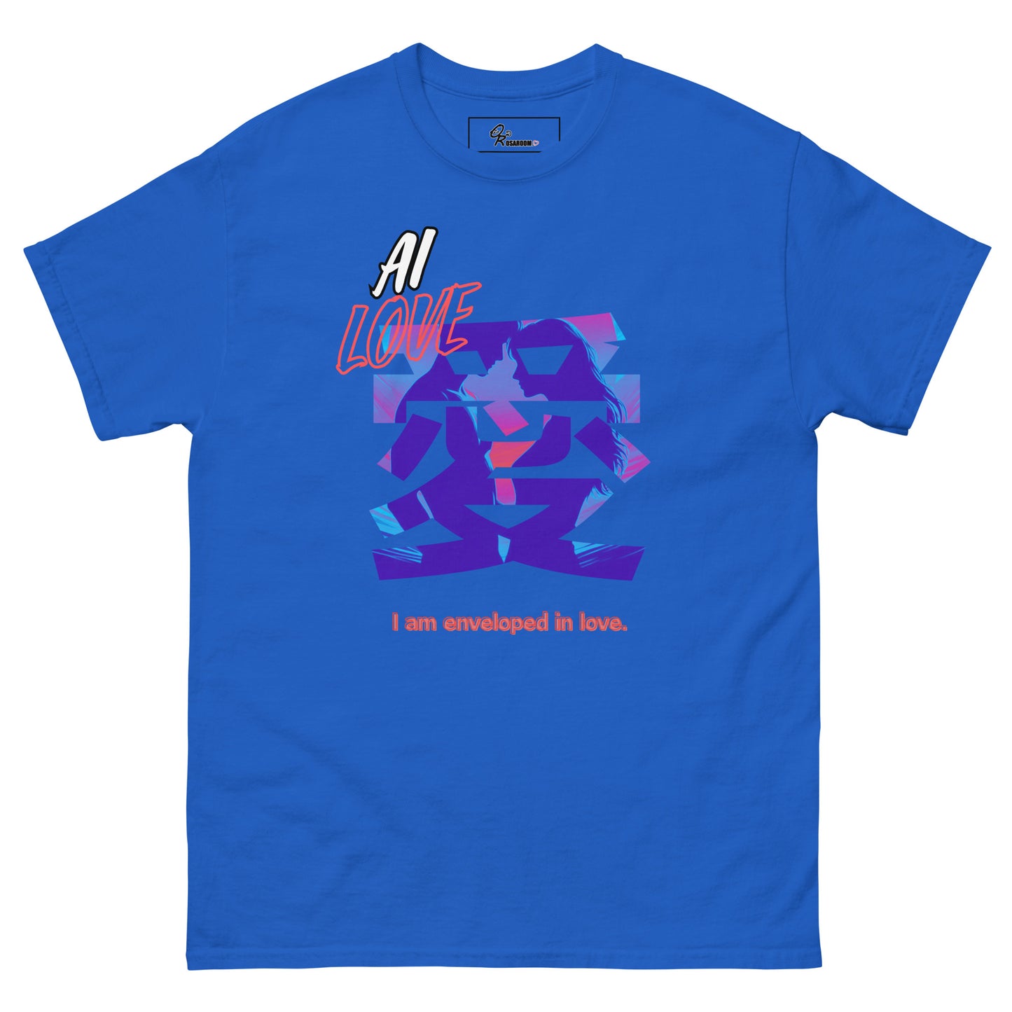 Unisex classic tee(Japanese, Kanji Series -愛“Love” Desig.3)