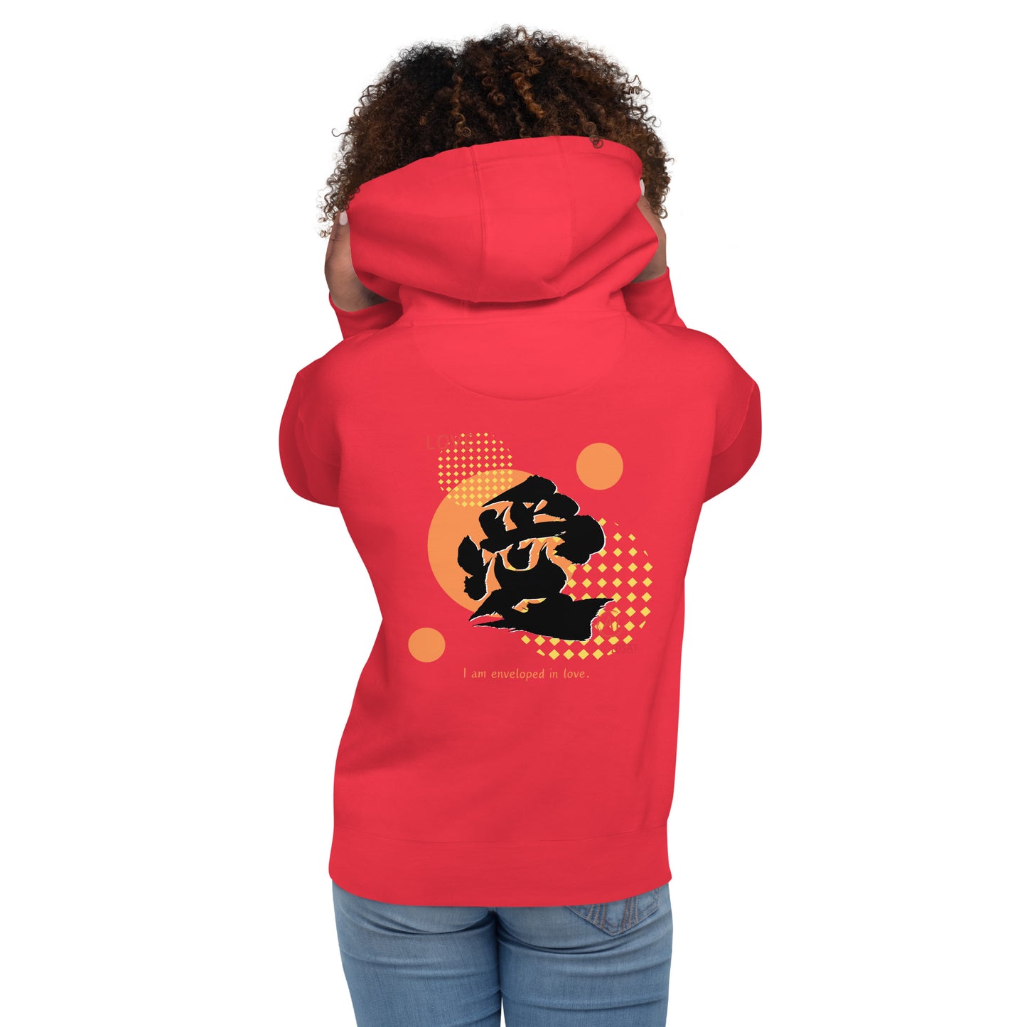 Unisex Hoodie(Japanese, Kanji Series -愛“Love” Design.1)